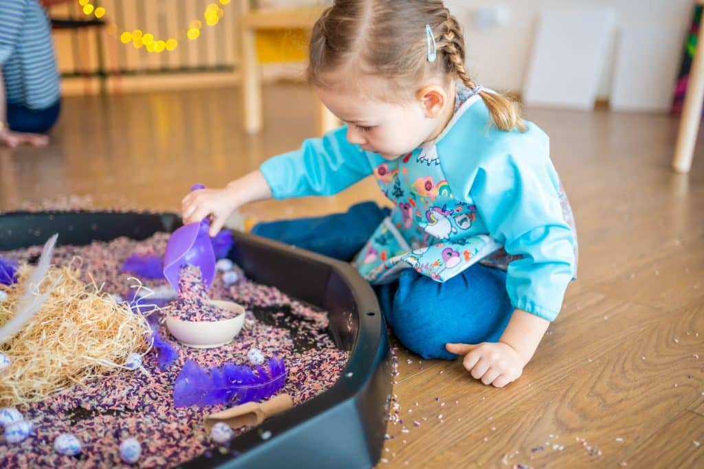 sensory play for kids emotional regulation 