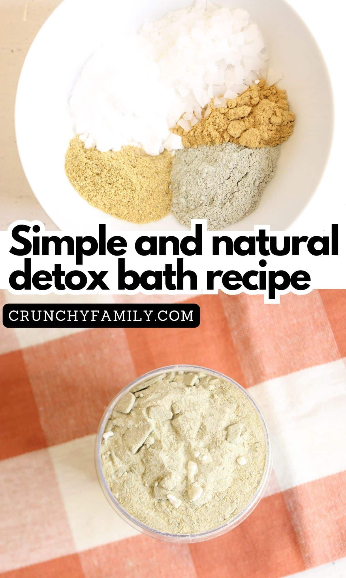 simple and natural detox bath recipe