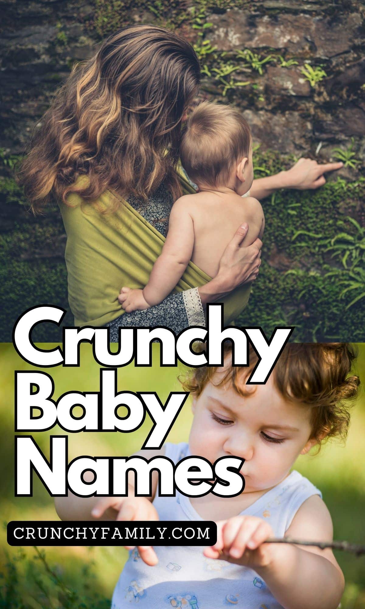 75 crunchy baby names for boys or girls