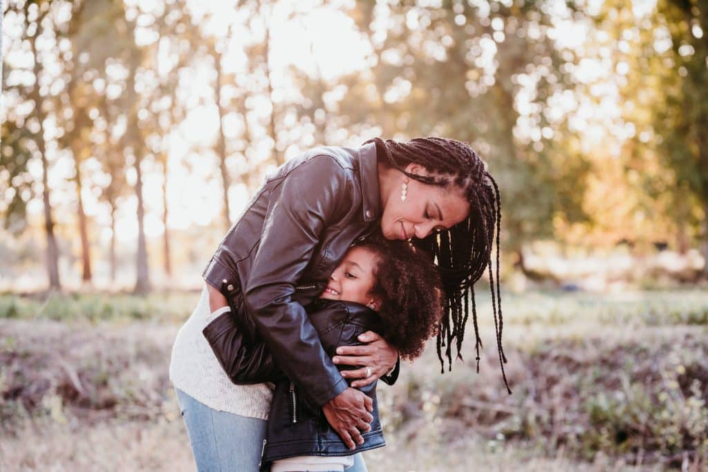 gentle parenting mum and daughter