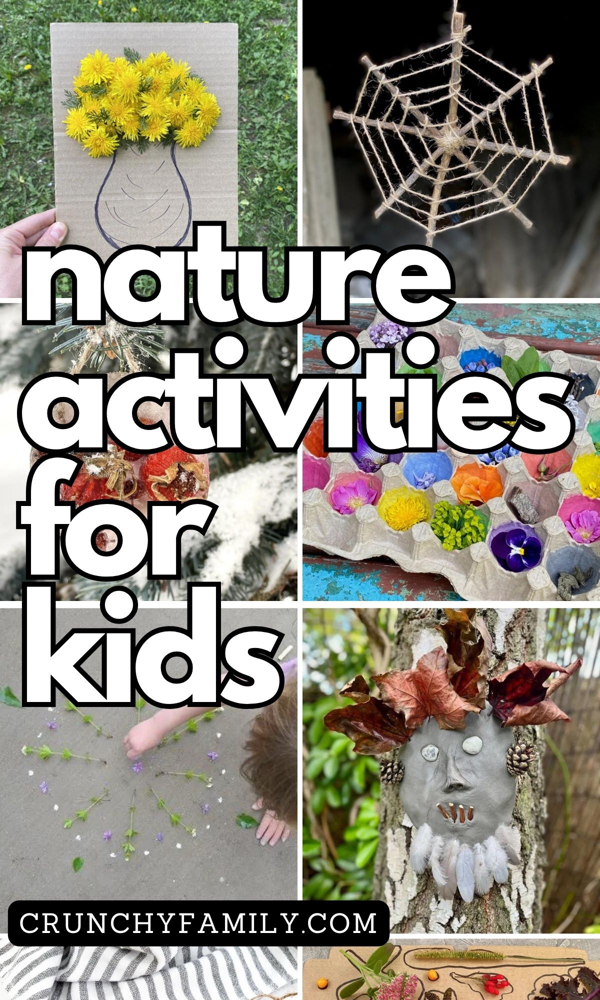 nature activities for kids suitable for homeschool or forest school perfect for crunchy families