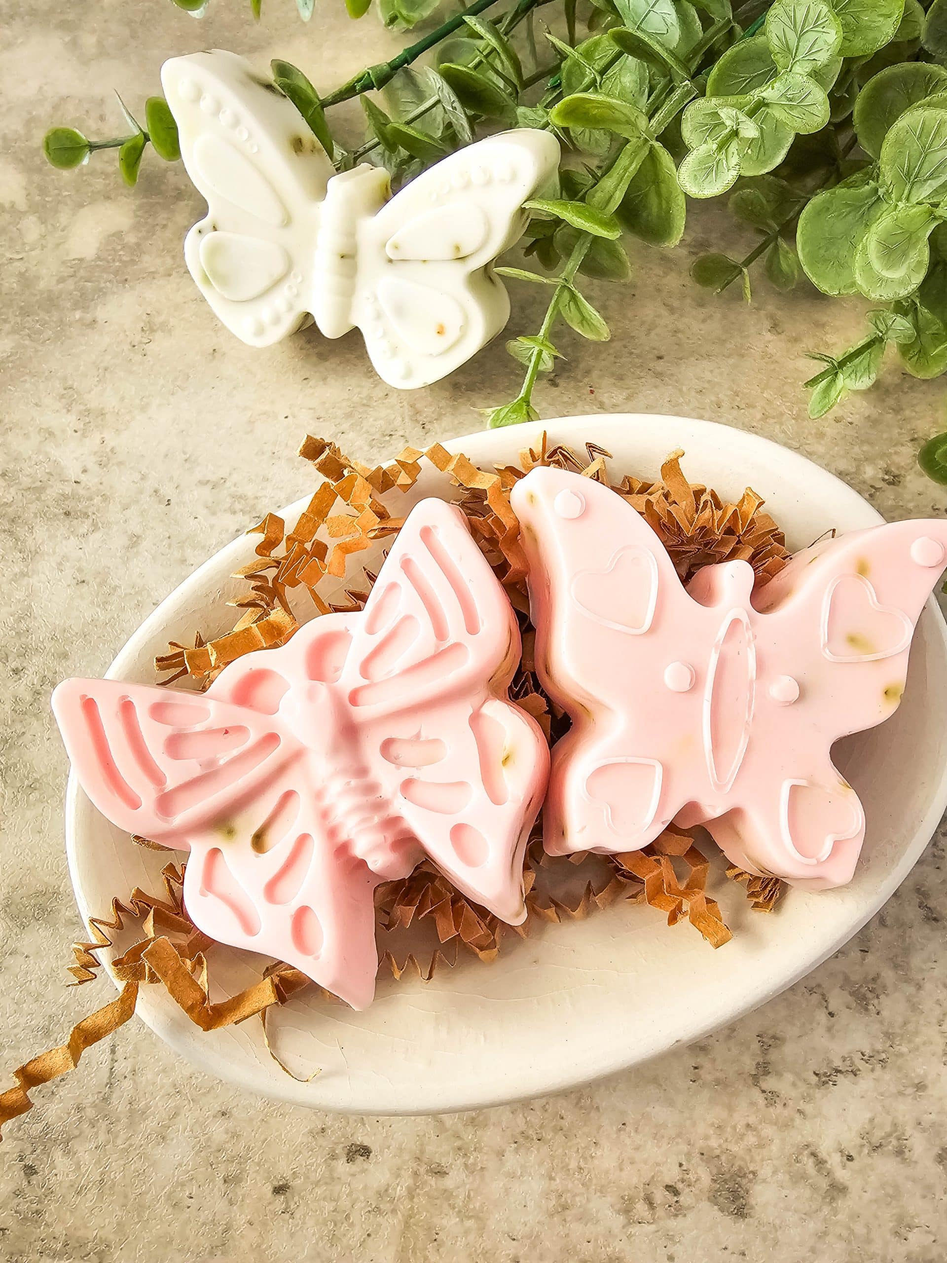 homemade rose soap