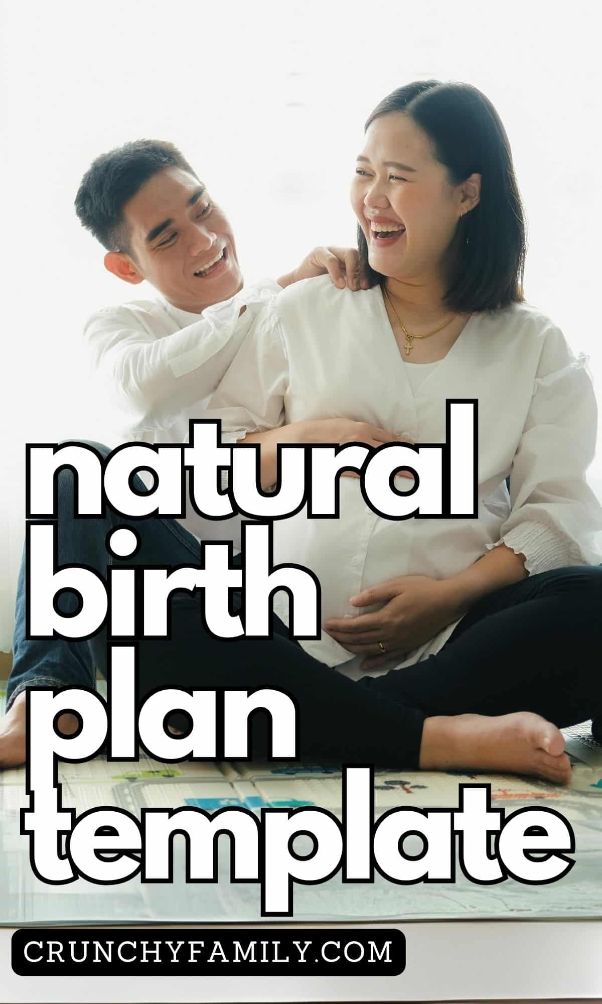 sample natural birth plan with free printable templae