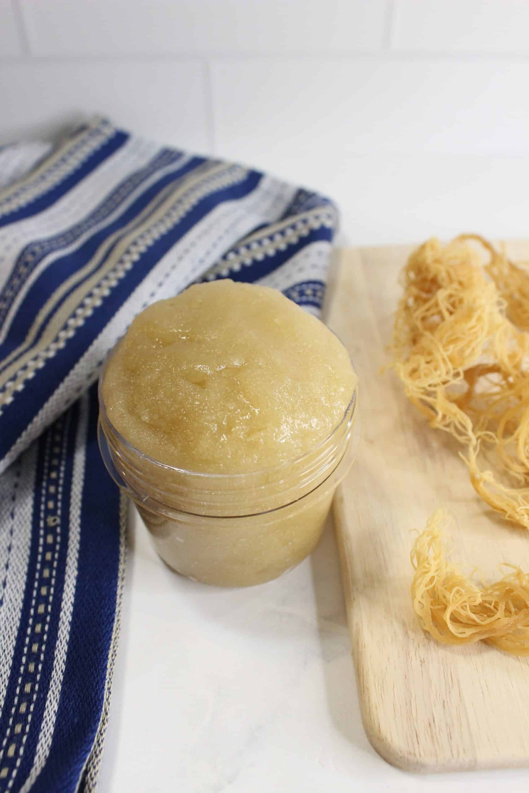 diy sea moss sugar scrub
