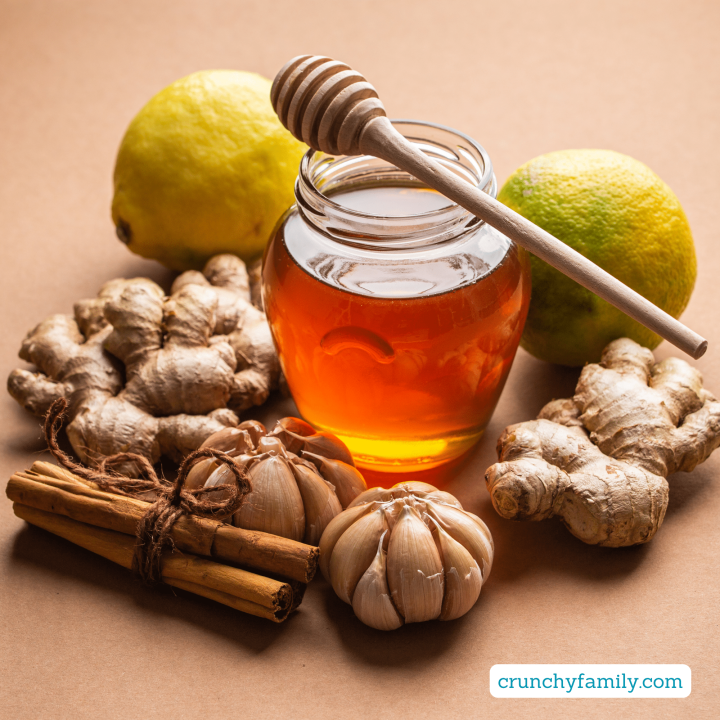 Apple Cider Vinegar, Honey & Garlic Home Remedy