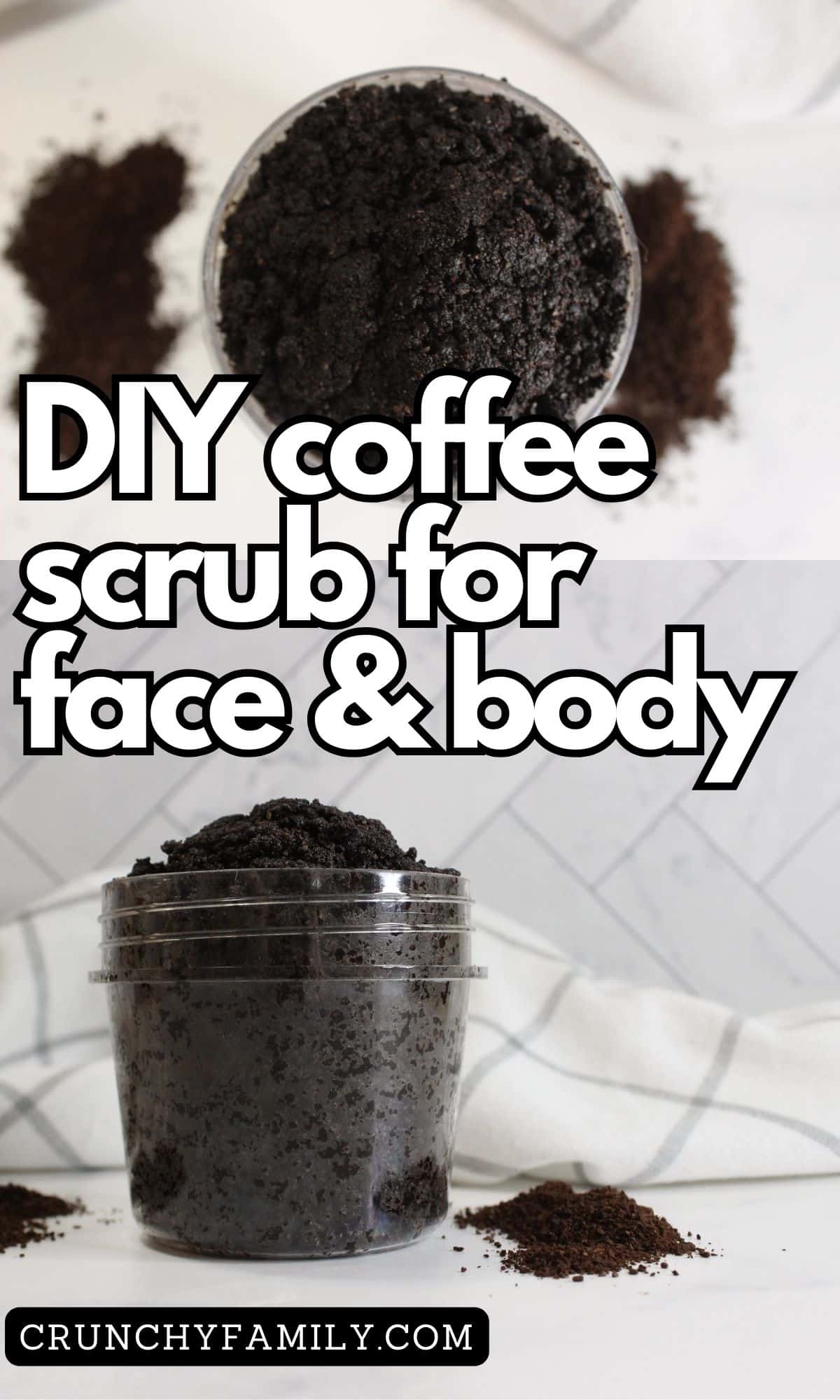 diy coffee scrub recipe for acne face and body