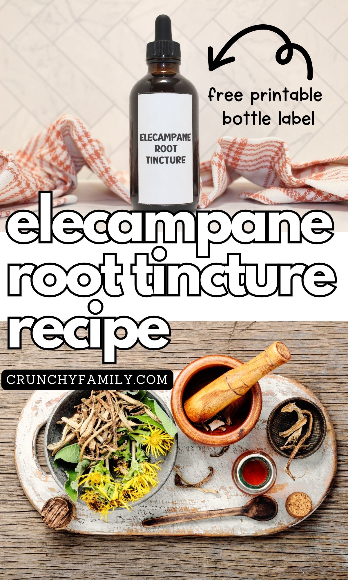 diy elecampane root tincture recipe for natural cough recipe