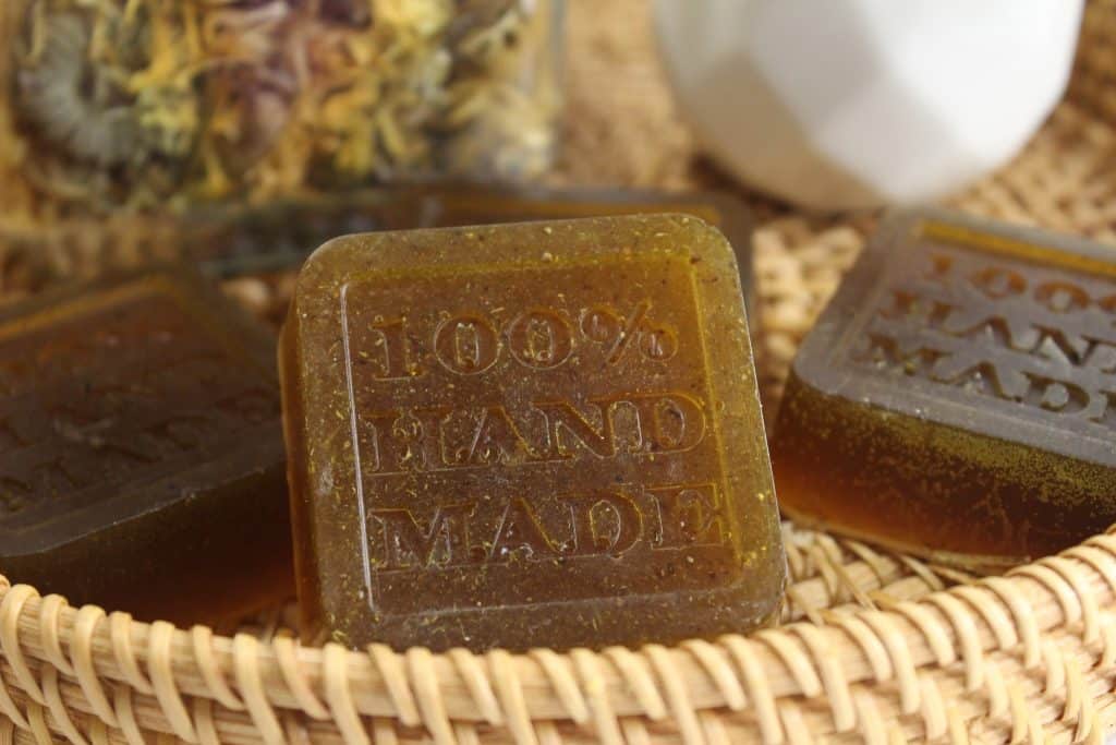 make your own calendula soap