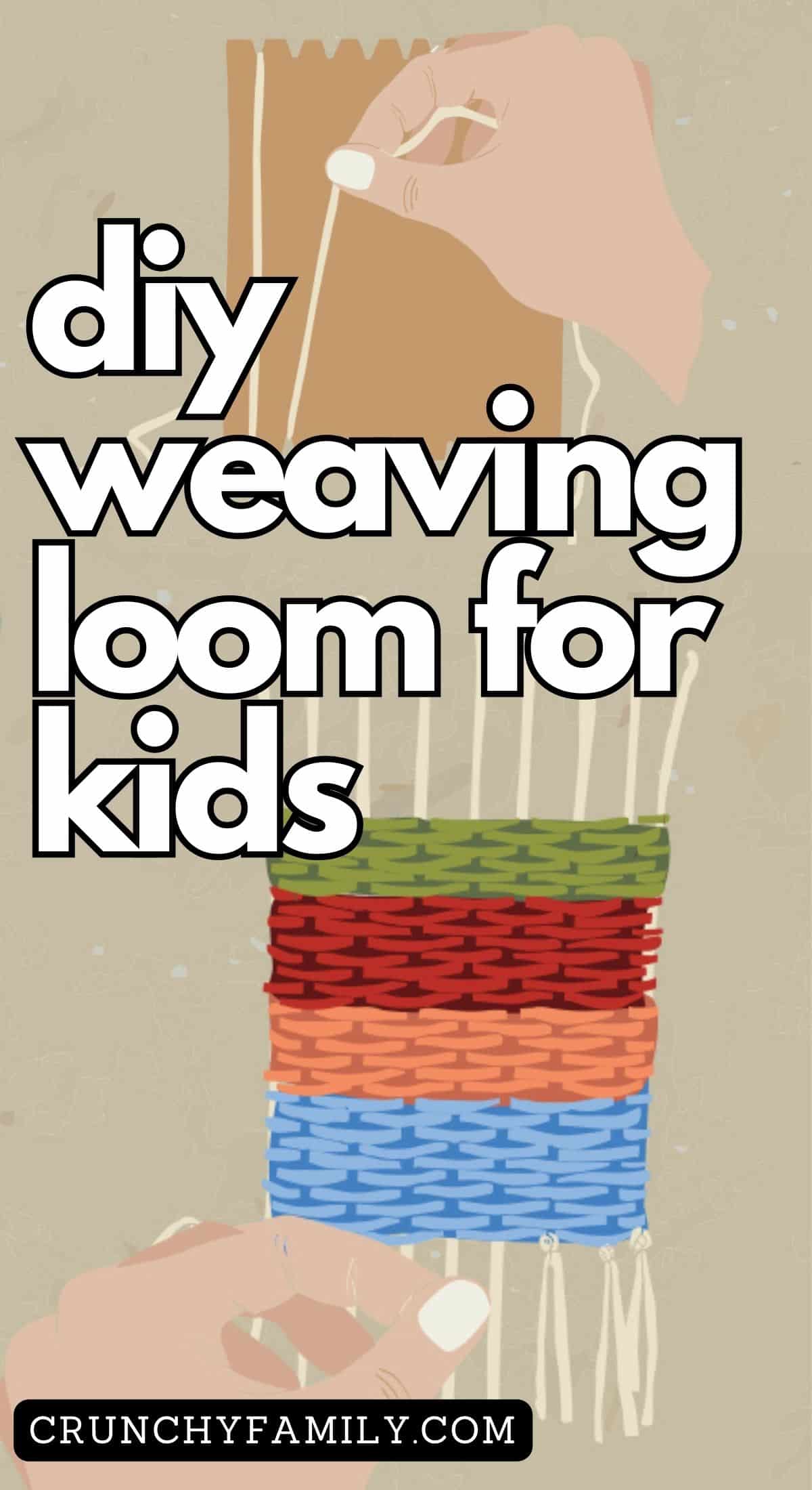 diy weaving loom for kids