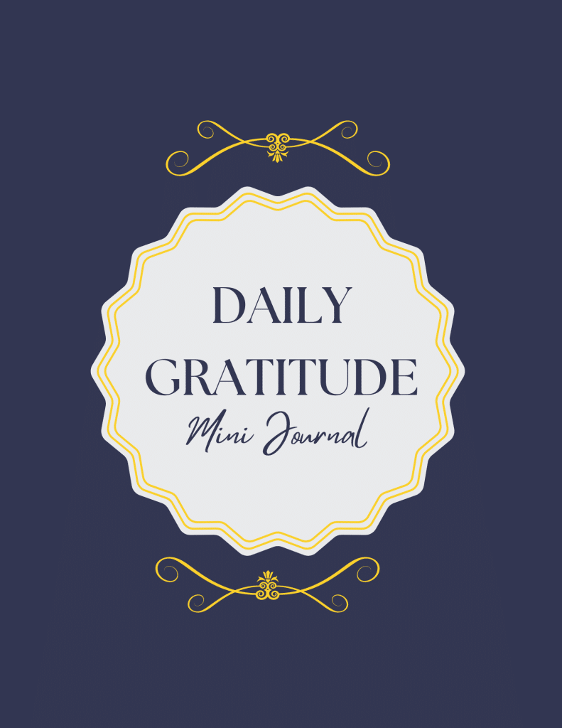 daily gratitude mini journal