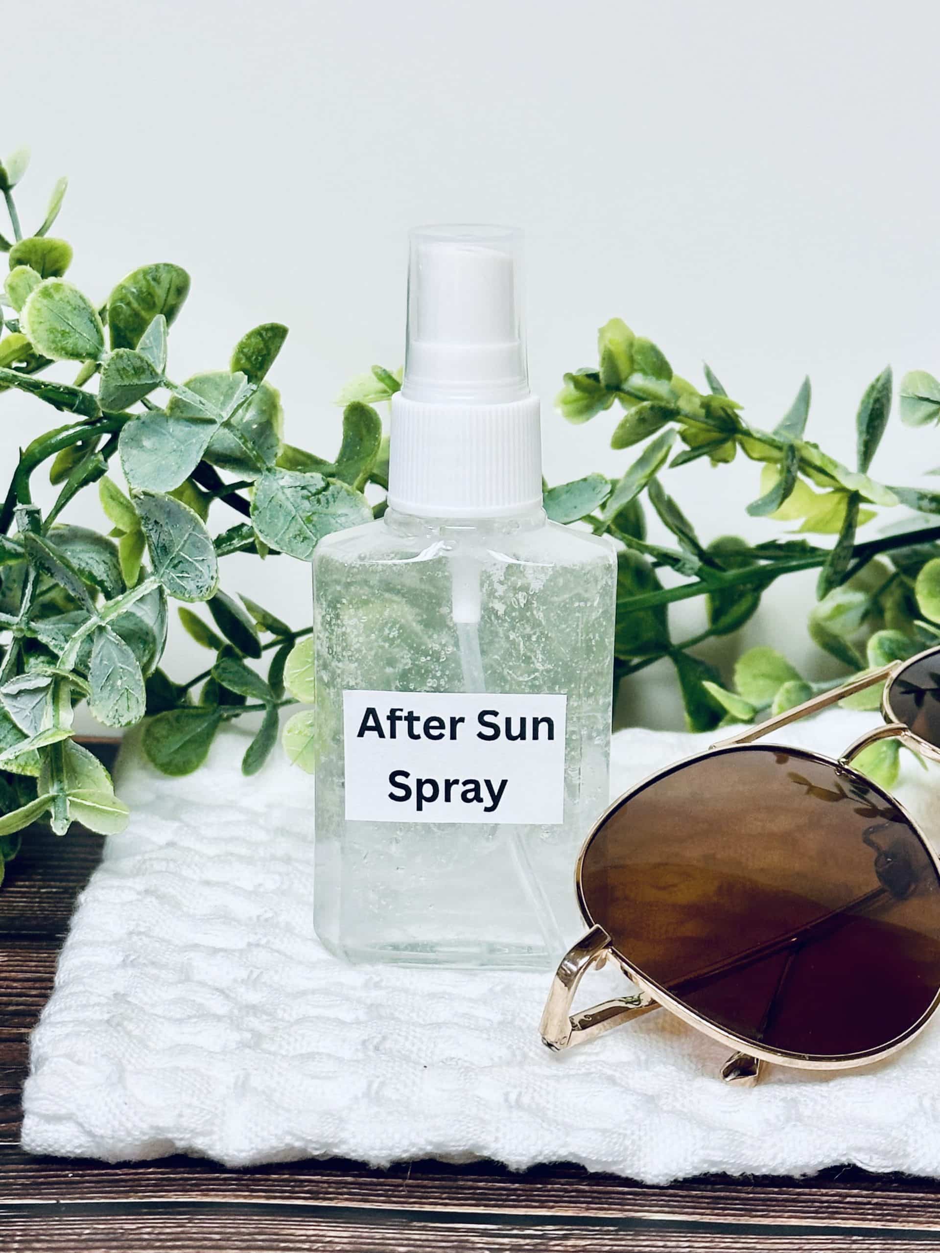 diy natural after sun spray