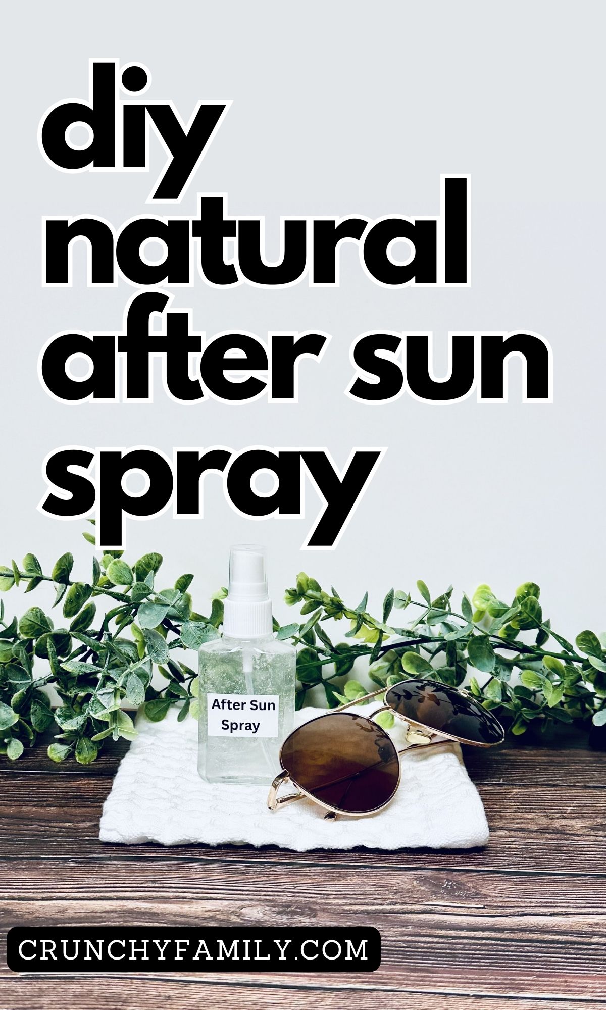 diy natural after sun spray recipe