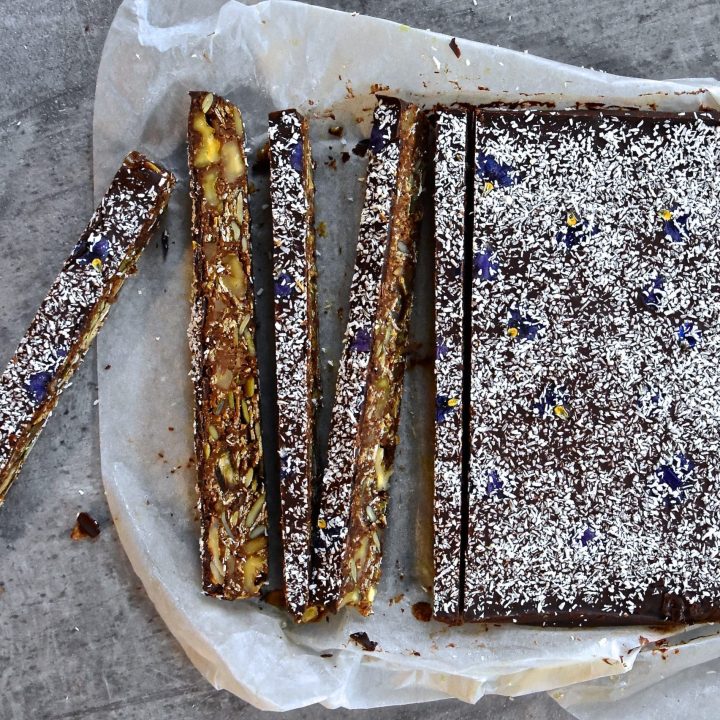 Chocolate Crunch Avocado Bars