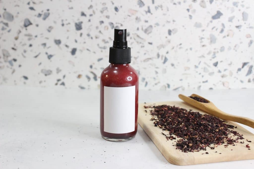 hibiscus hair detangling spray