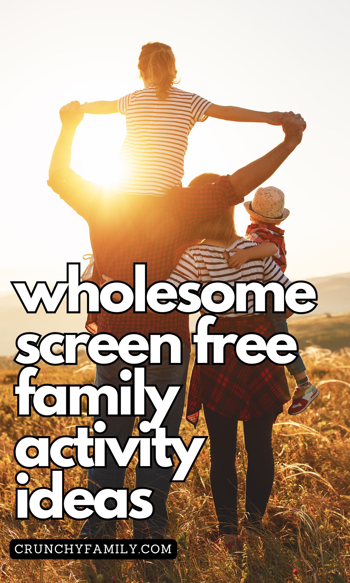 wholesome screen free activities for the whole family