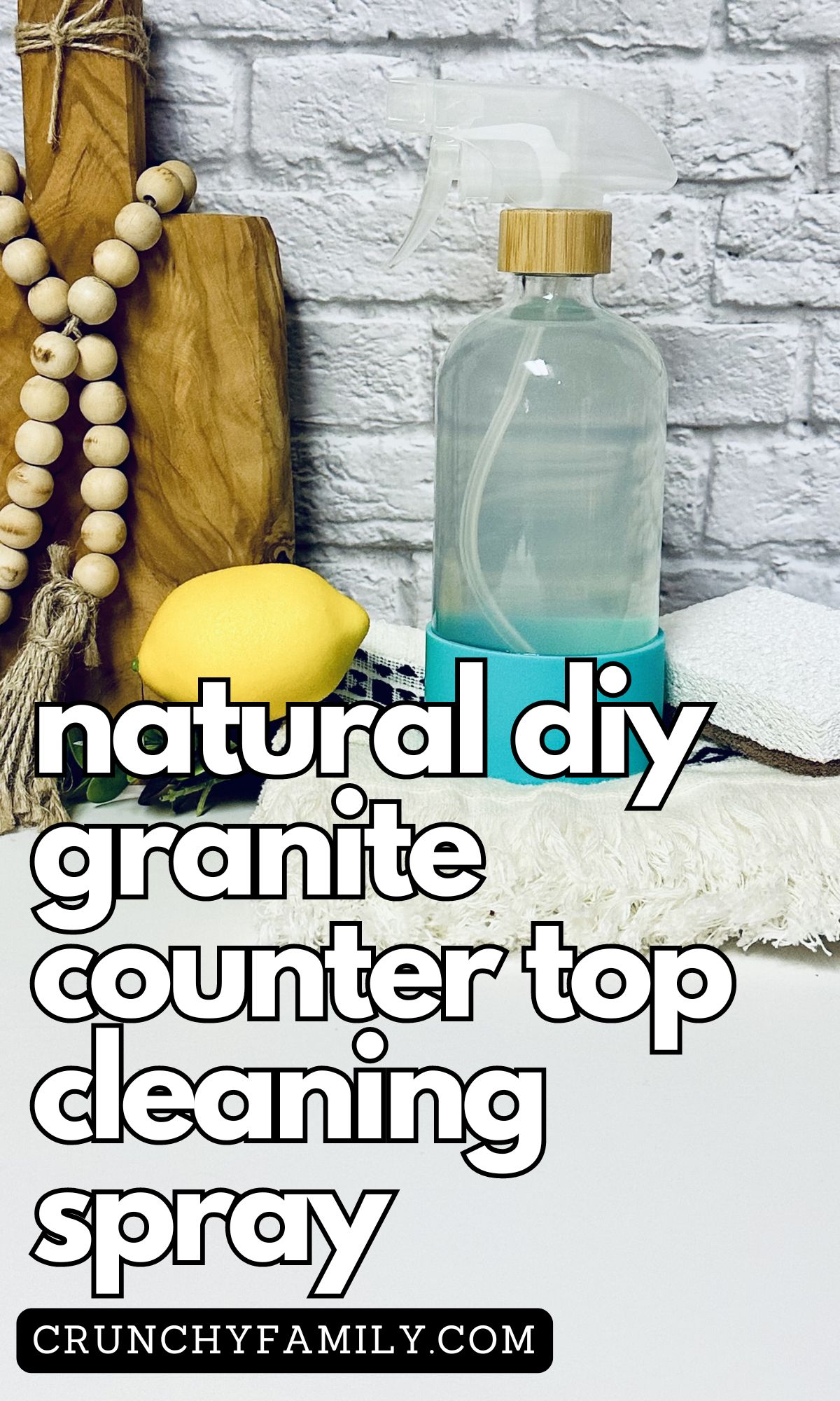natural diy kitchen counter top cleaning spray for granite and marble counter tops