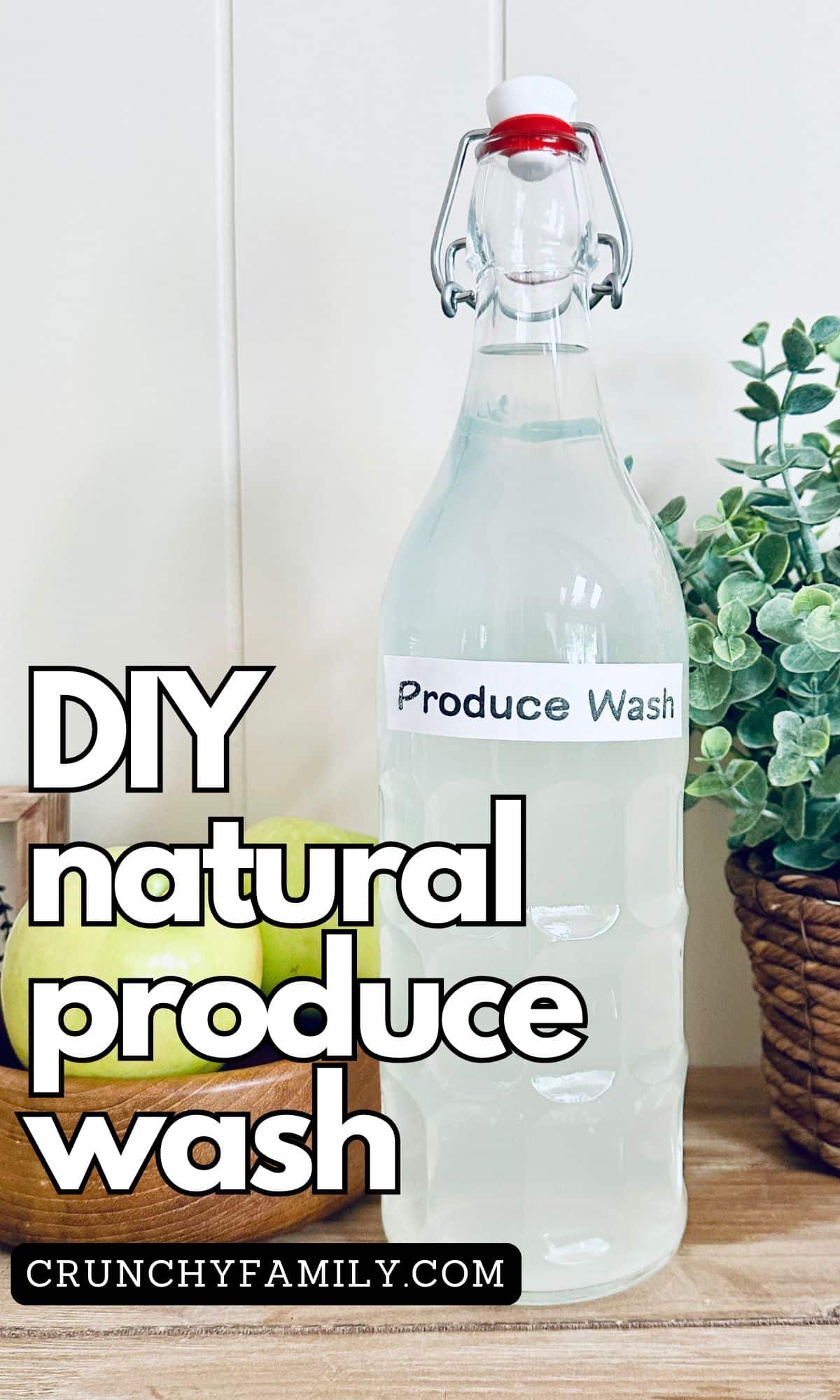 2 ingredient diy natural produce wash for your fruit and vegetables