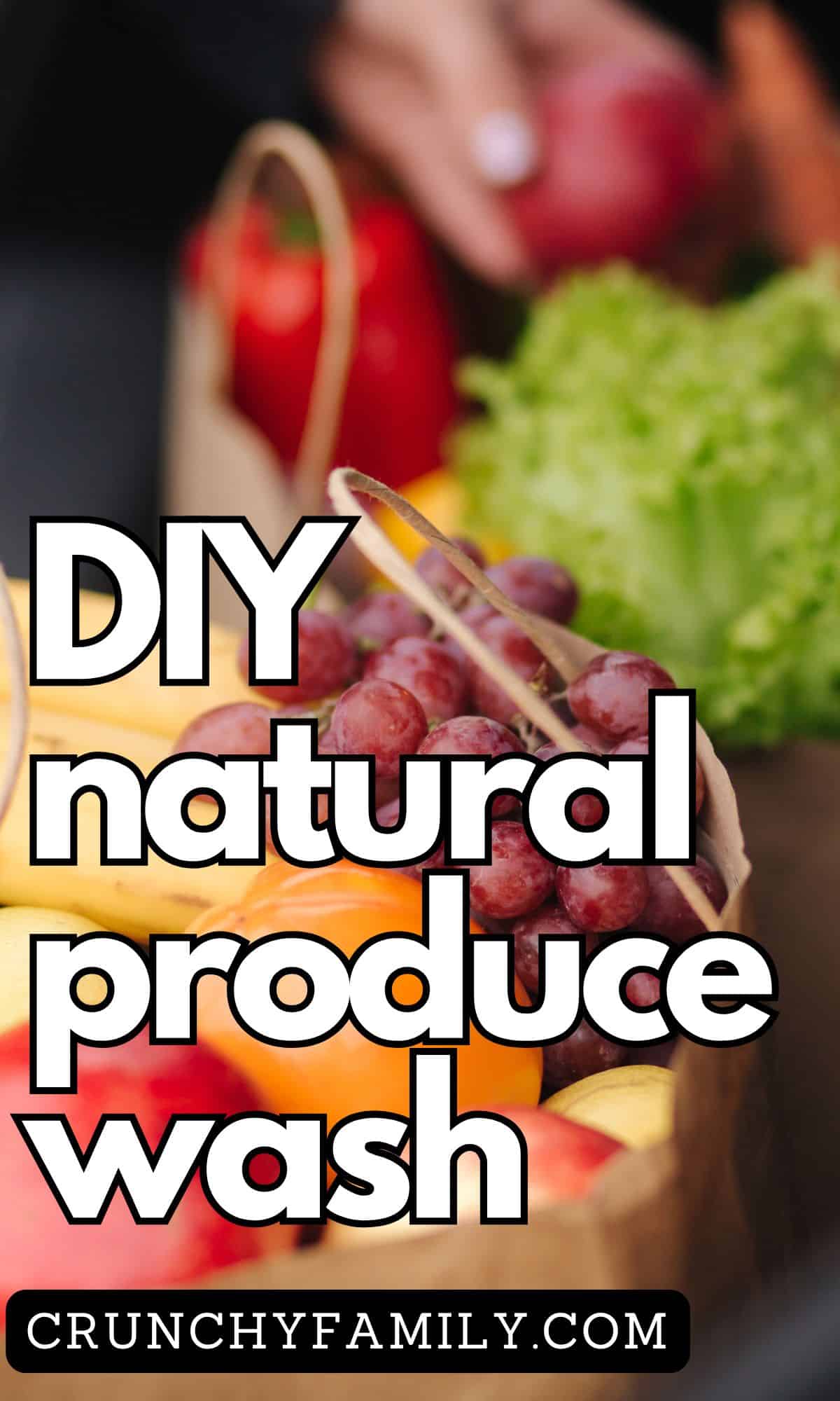 2 ingredient diy natural produce wash for your fruit and vegetables