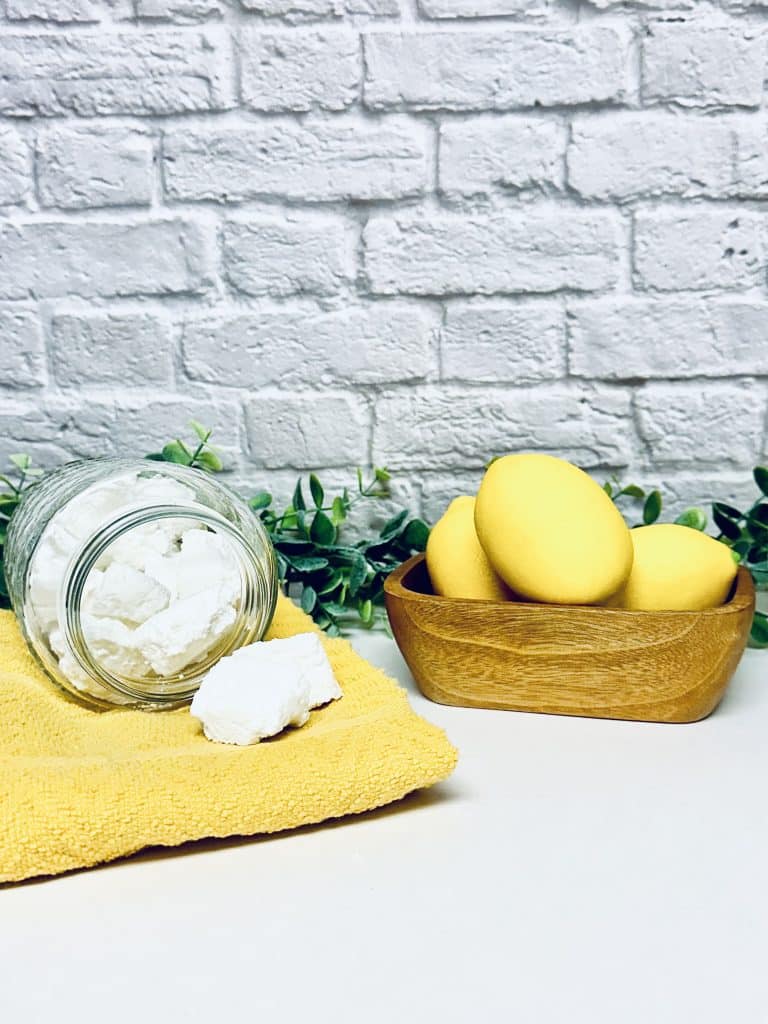 diy lemon toilet cleaning fizzer tablets