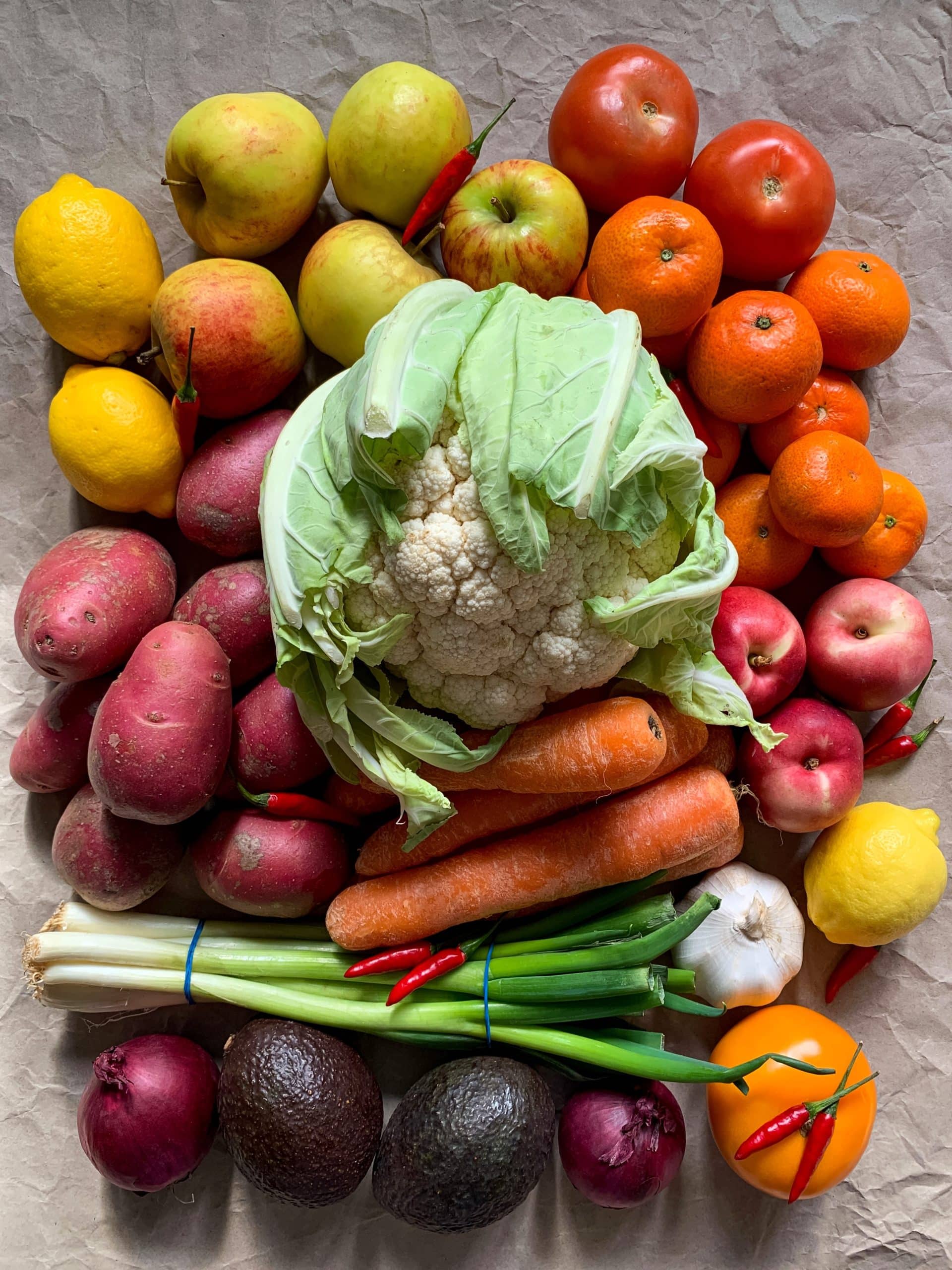 produce fruit and vegetables