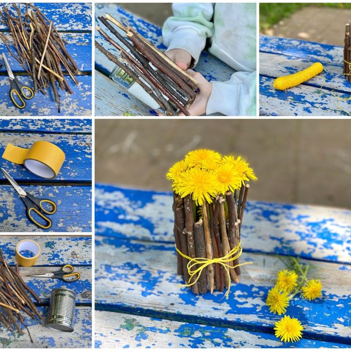 Stick Pencil Holder Nature Craft