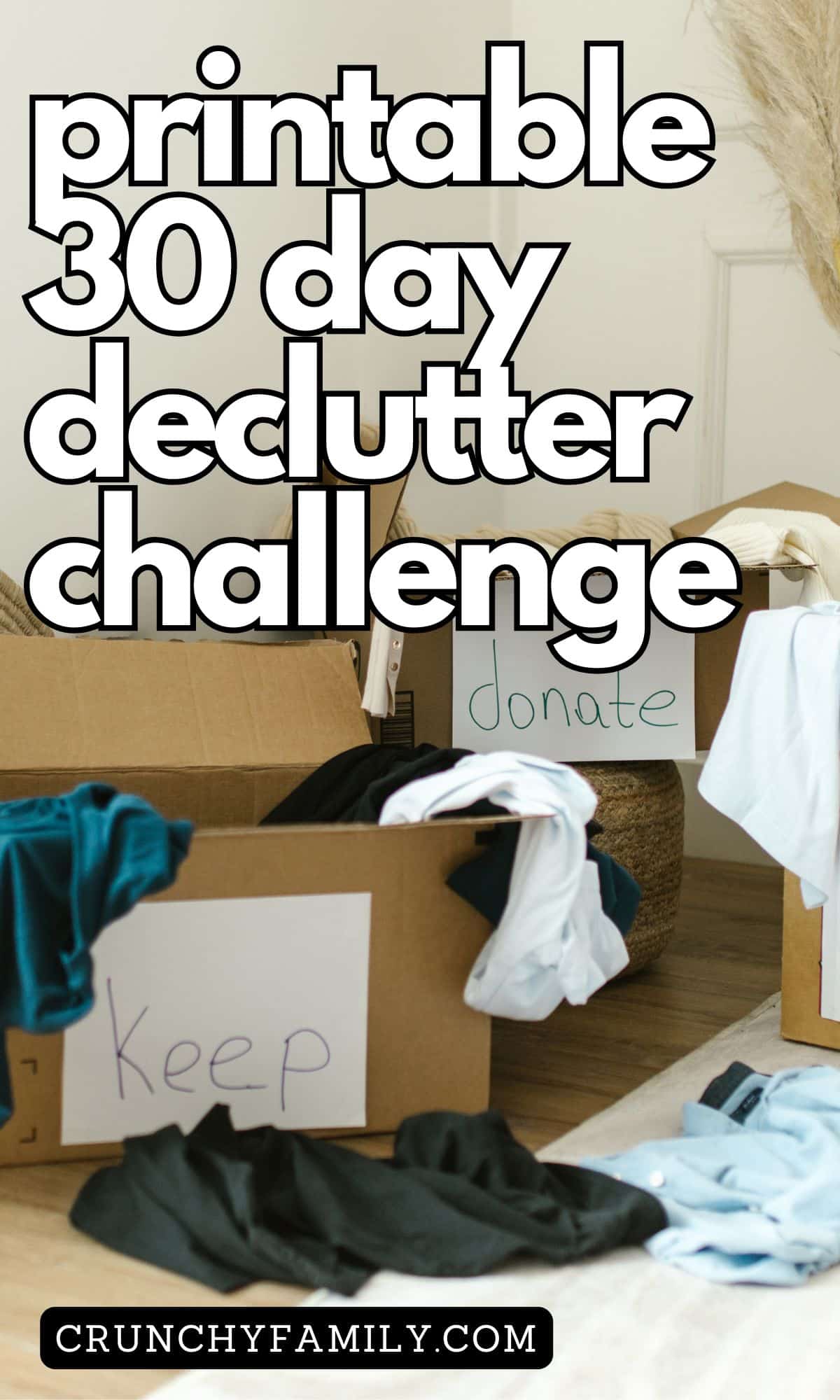 printable 30 day declutter challenge 