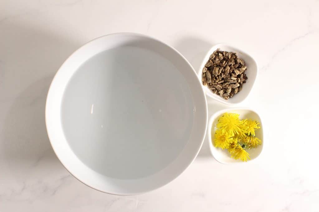 ingredients for dandelion tea for weight loss 